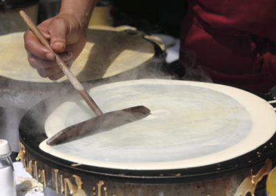 making-crepes